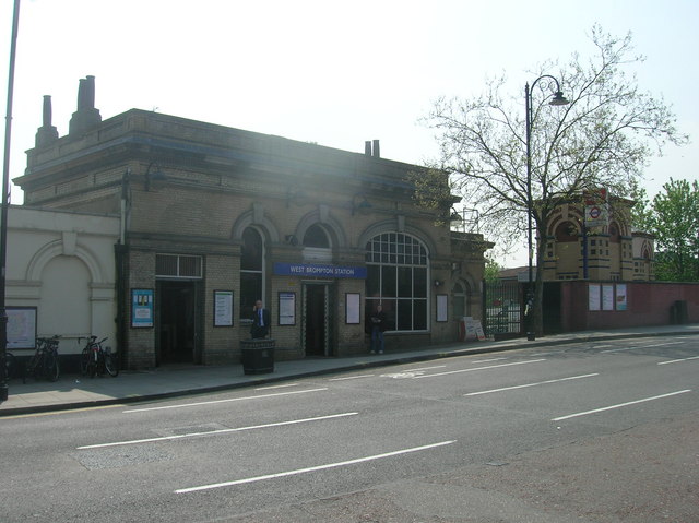 File:West Brompton Underground Station, Old Brompton Road SW5 - geograph.org.uk - 1262428.jpg