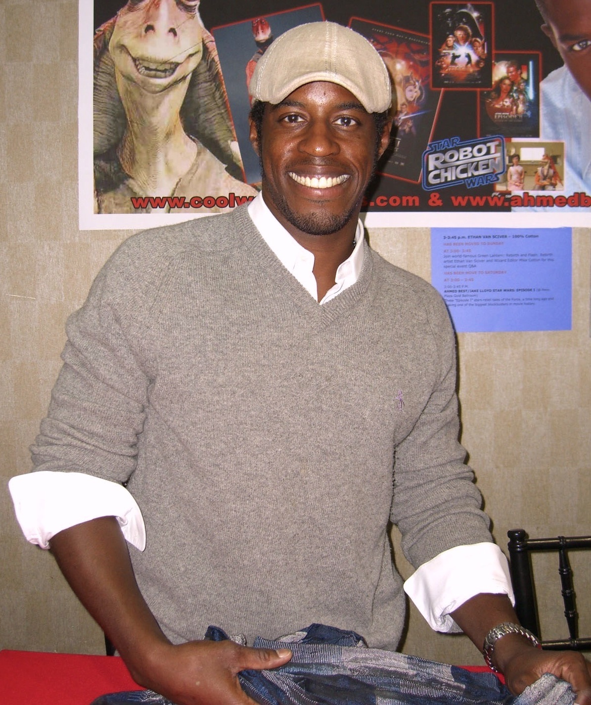 Best during his first convention appearance at the [[Big Apple Convention]] 2010