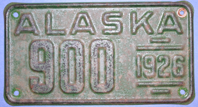 File:1926 Alaska Passenger License Plate.jpg