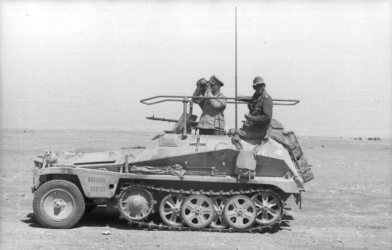 Rommel a las afueras de Tobruk en 1942