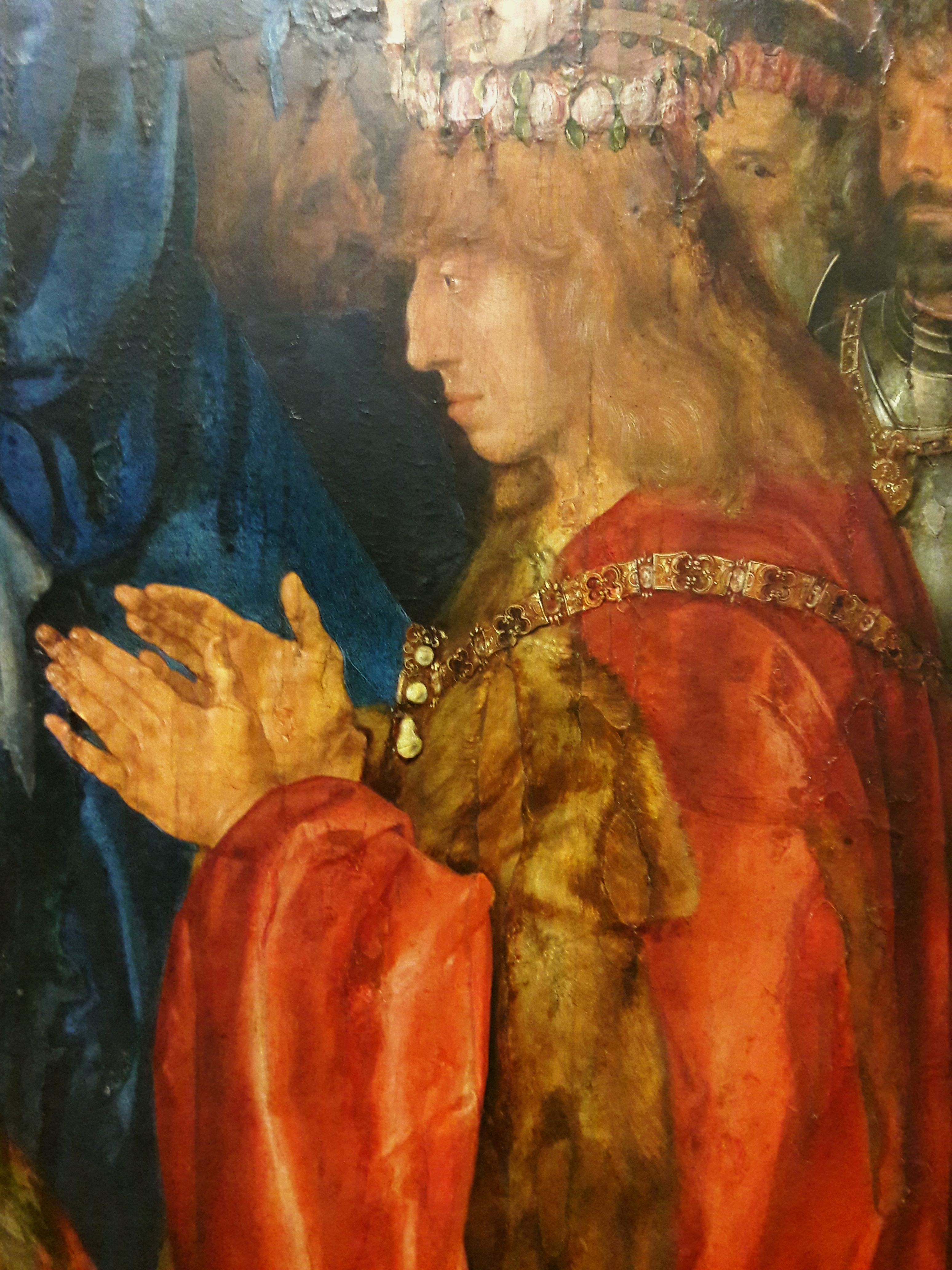 File:Dürer Feast of the Rosary (detail) 02.jpg - Wikimedia Commons