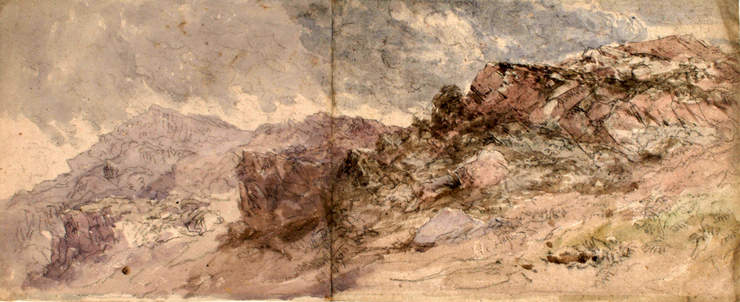 File:David Cox - Welsh Crags - 1907P326 - Birmingham Museums Trust.jpg