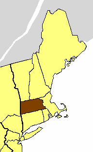 Localização da Diocese de Western Massachusetts