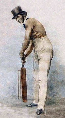 Fuller Pilch, who moved to the Town Malling club in 1835, was the leading English batsman of the period