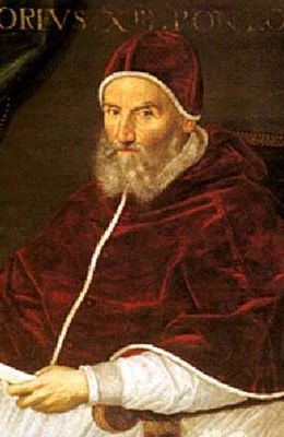 Pave Gregor(ius) XIII.Malt av: Lavinia Fontana(24. august 1552 – 11. august 1614).