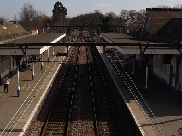 Rochford 1 Wickford to Southend. Rayleigh Hockley Railway Station Photo 