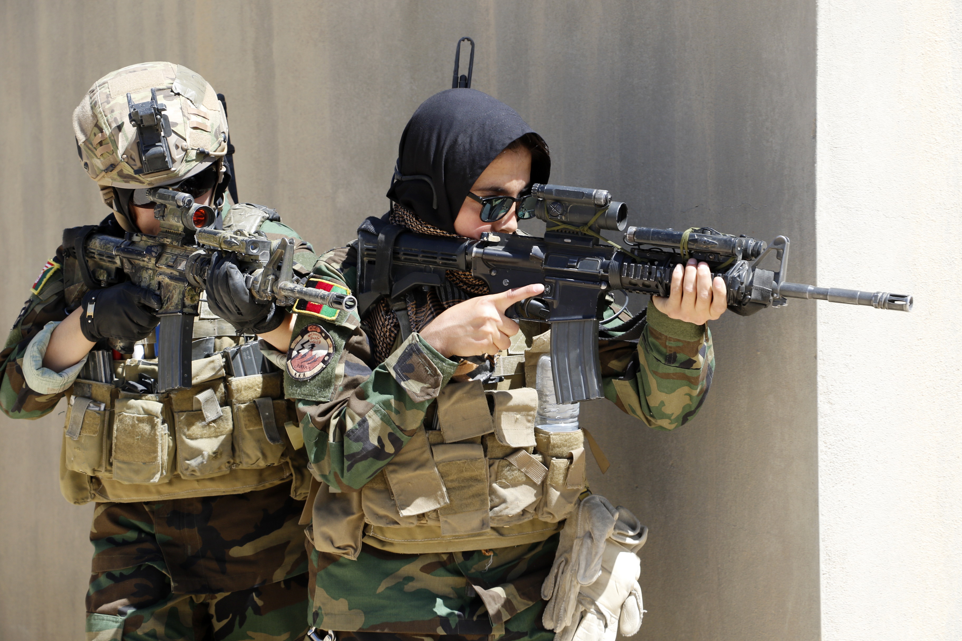 Ktah Khas Afghan Female Tactical Platoon members perform - PICRYL