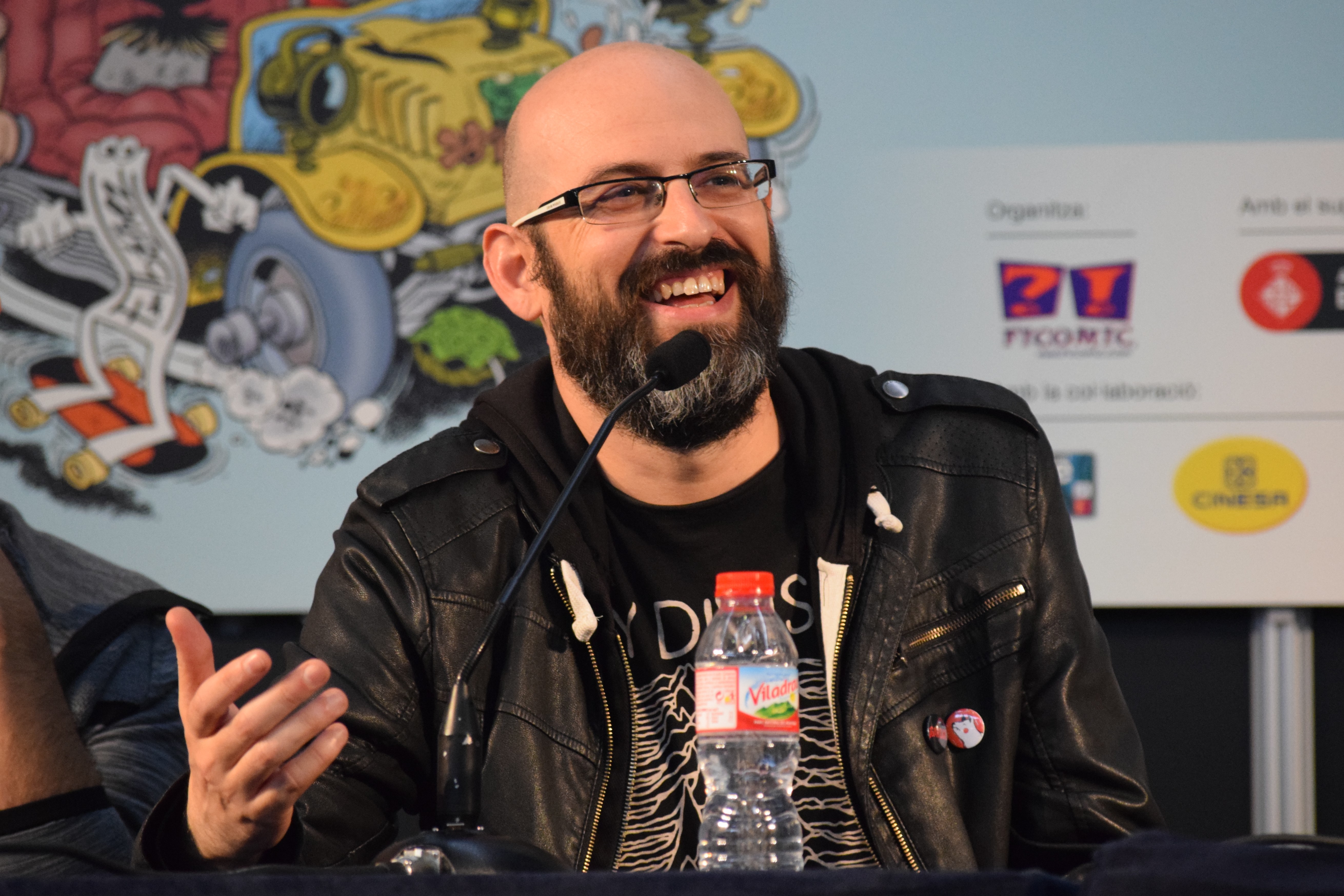 Luis Bustos en el [[Salón Internacional del Cómic de Barcelona]] (2016).