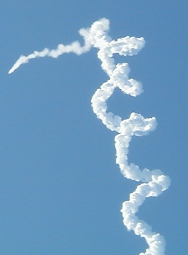 File:M-V with ASTRO-E veering off course.jpeg
