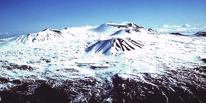 Mauna Kea Summit in Winter