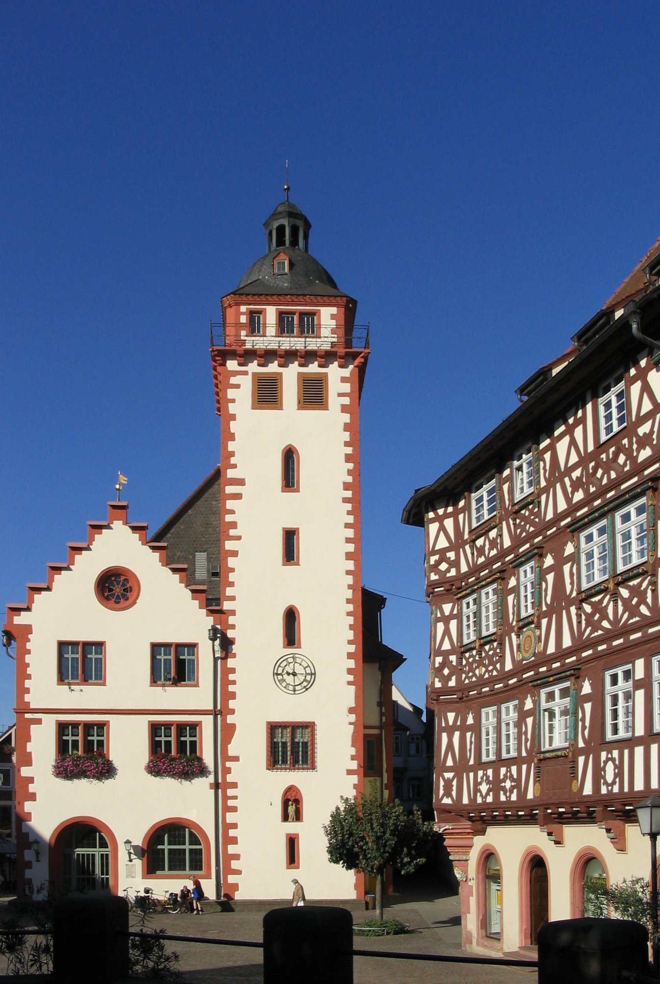 Das Rathaus am Marktplatz