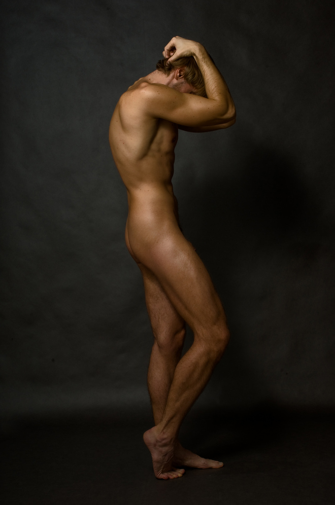 Clothed female naked male