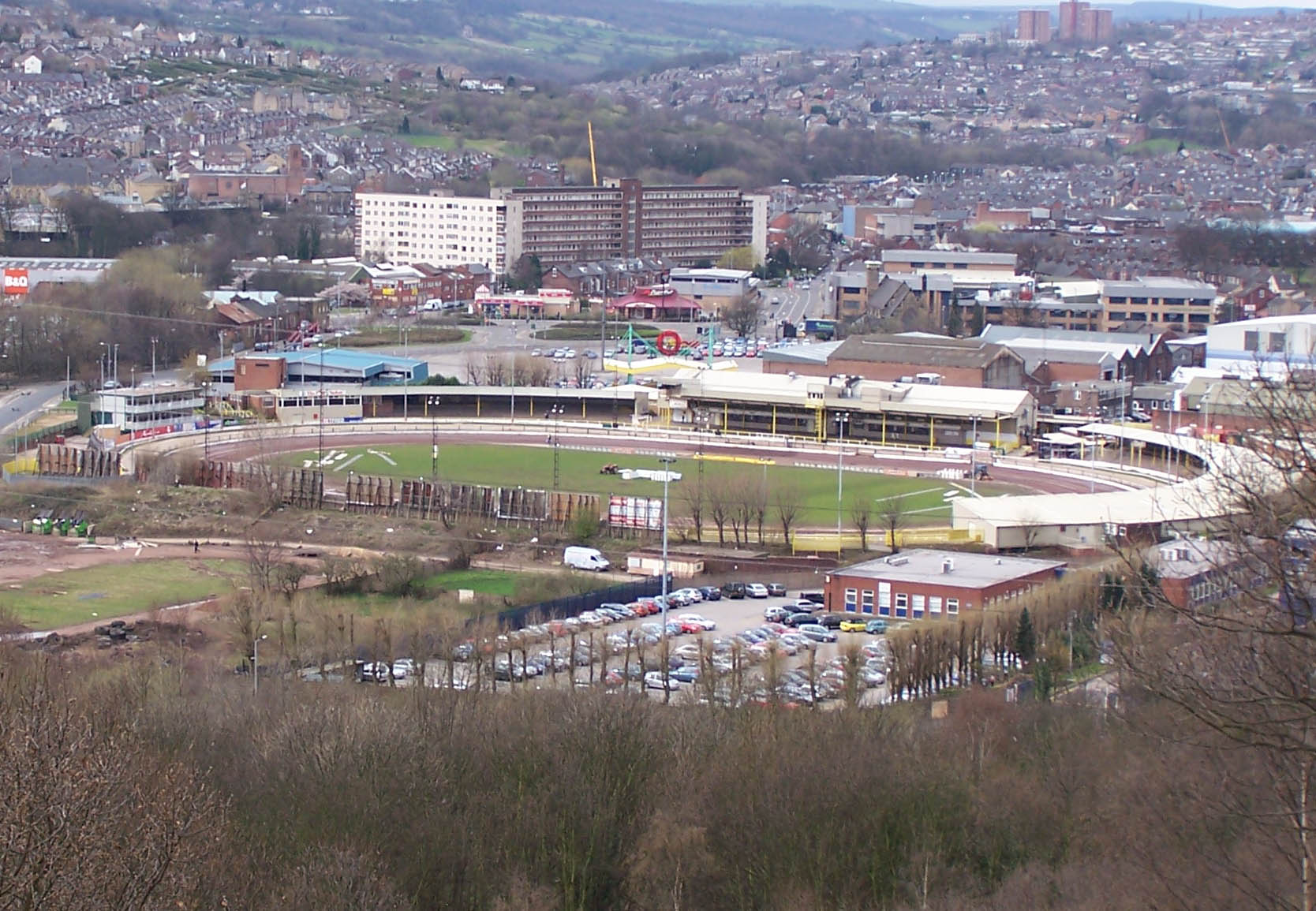 Historic Racetrack Aerials on X: Lonsdale Sports Arena (Defunct