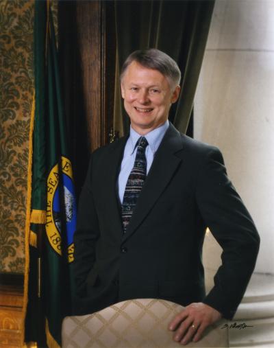 Former Washington secretary of State Sam Reed, pictured here in 2005, is considered the founder of Mainstream Republicans of Washington. Sam Reed - Washington secretary of state.jpg