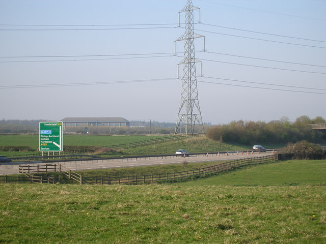 File:The A19 dual carriageway runs through open countryside. - geograph.org.uk - 400512.jpg