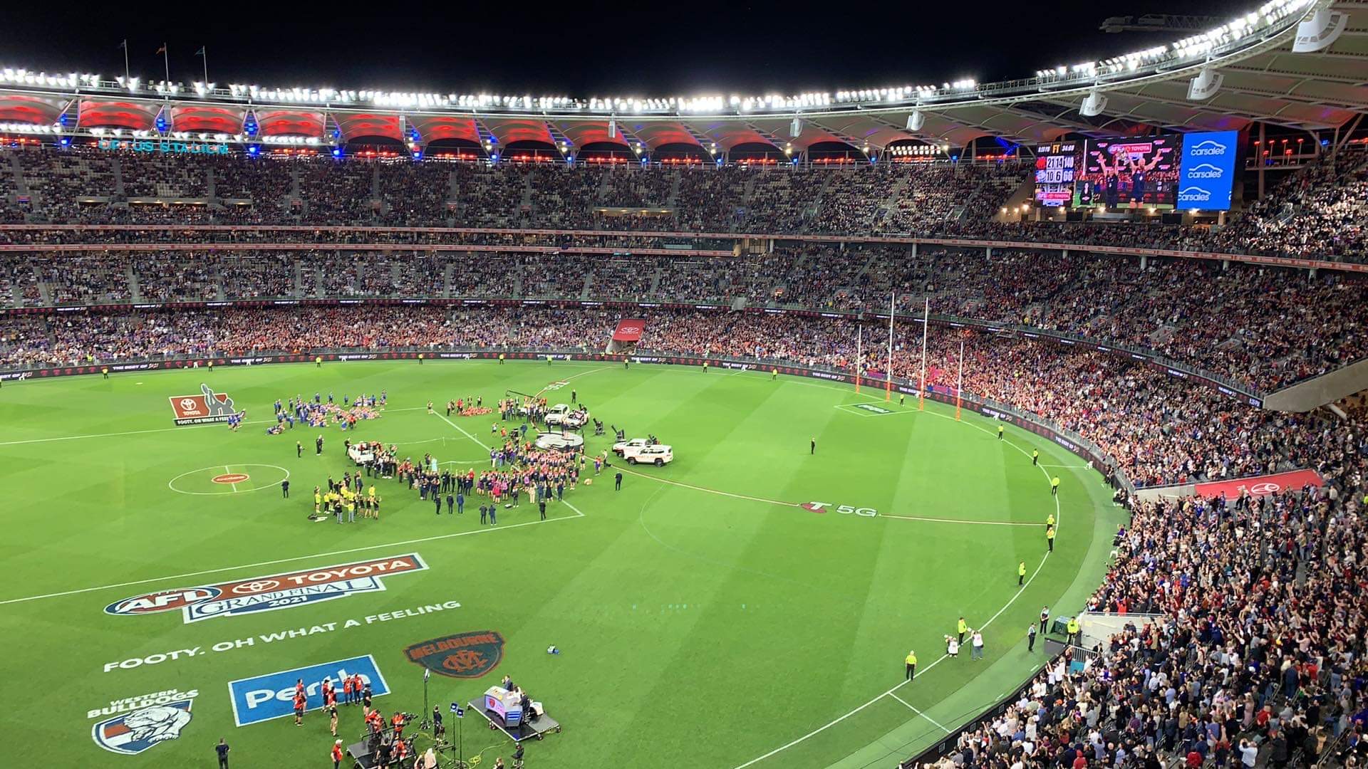 What time does the 2023 Toyota AFL Grand Final start?