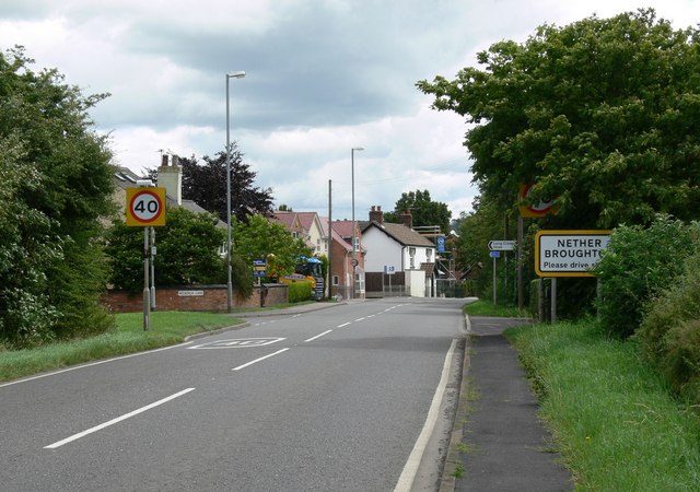 File:A606 Main Road in Nether Broughton - geograph.org.uk - 908352.jpg