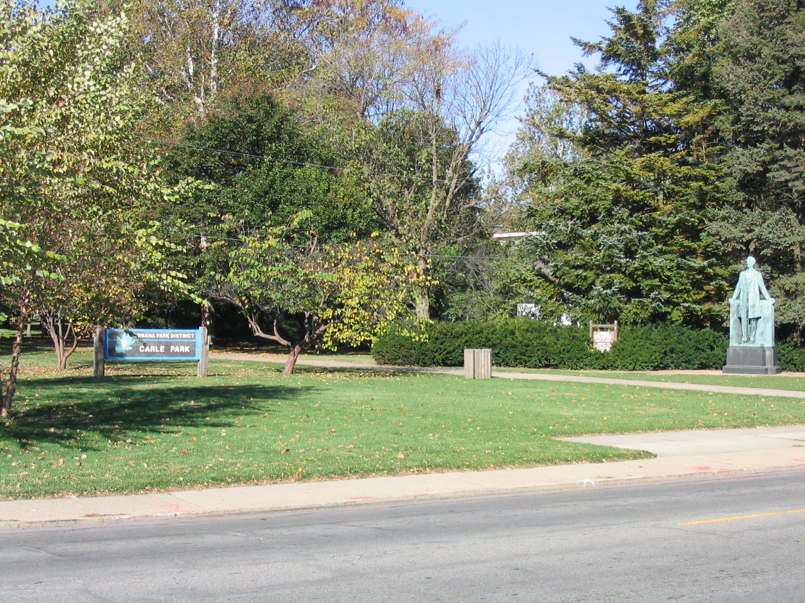 Urbana Illinois Park. Парк бана