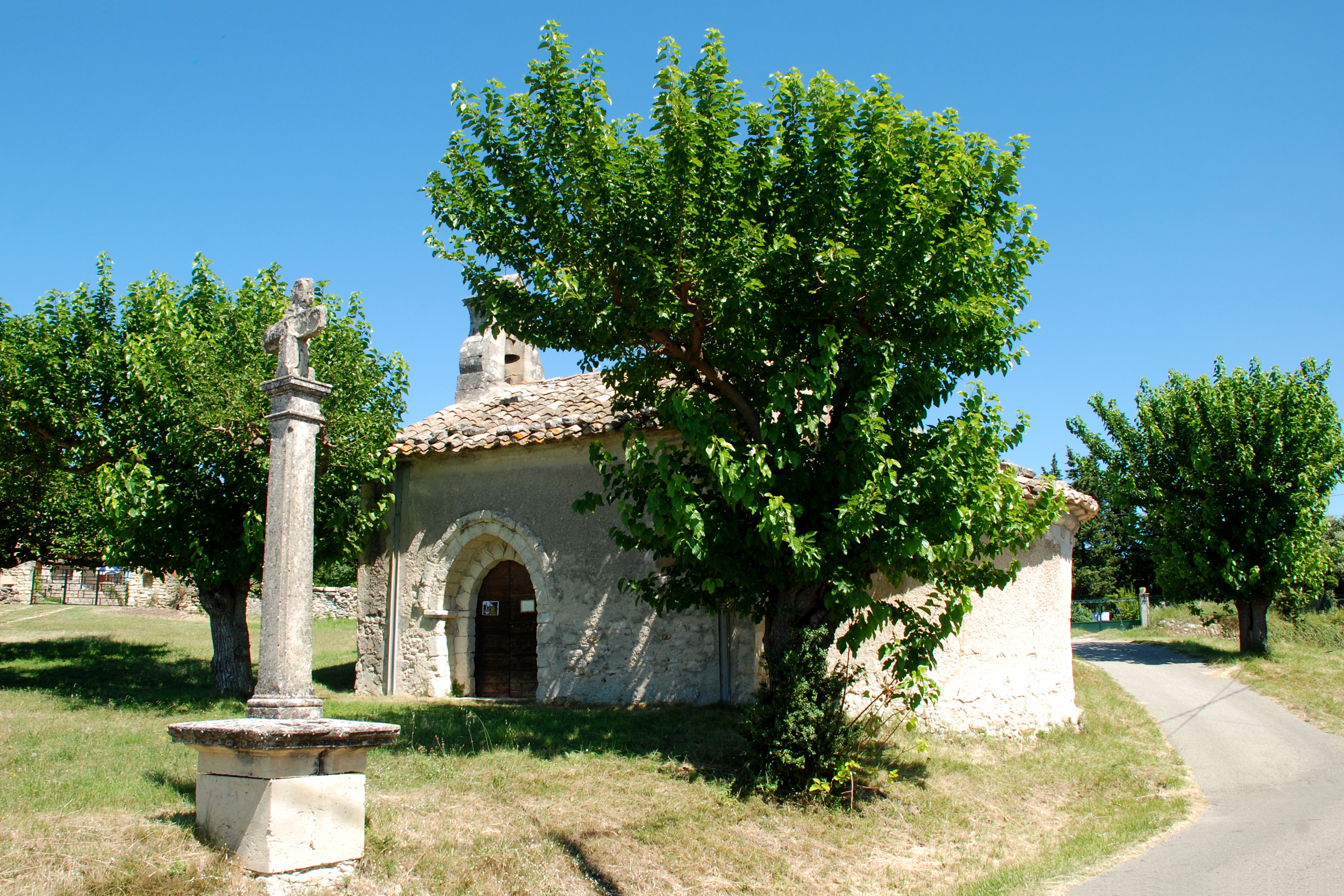 Chapelle Notre Dame des Barquets  France Auvergne-Rhône-Alpes Drôme Montségur-sur-Lauzon 26130