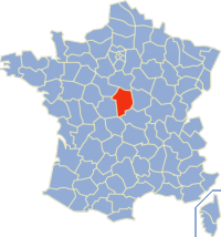 Communes of the Cher department Wikimedia list article