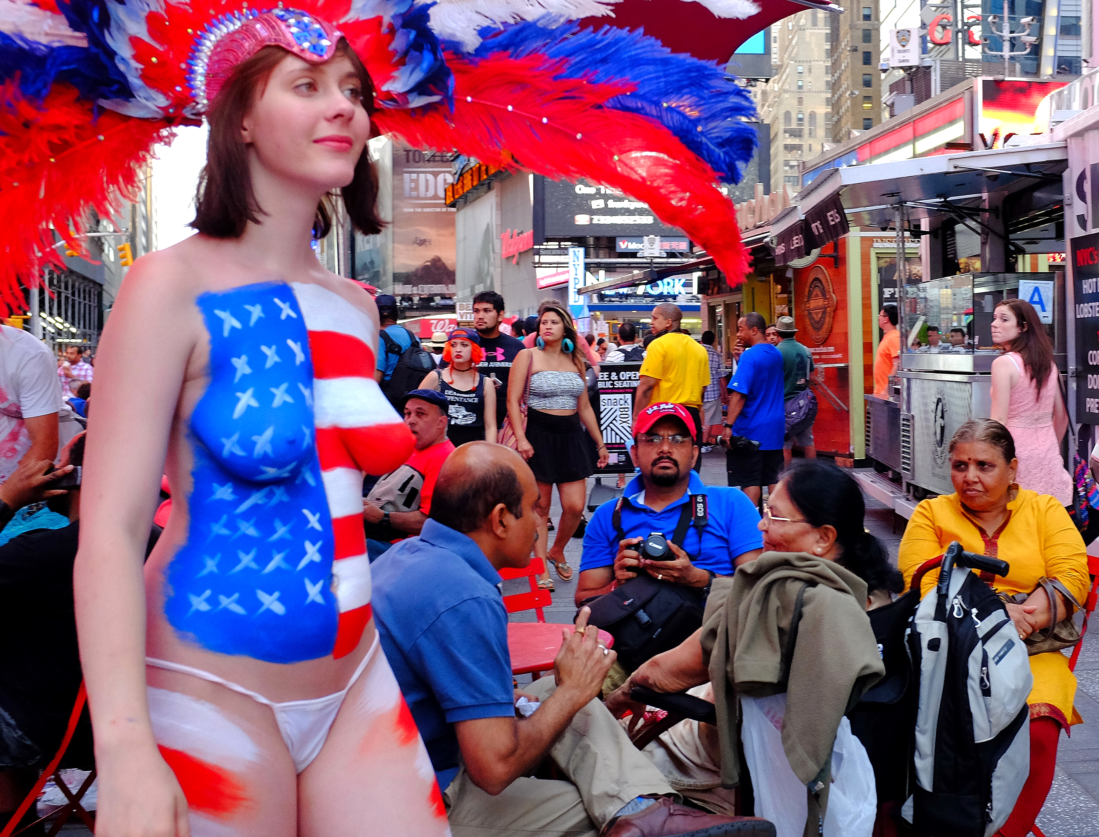 The Street Performer in Times Square