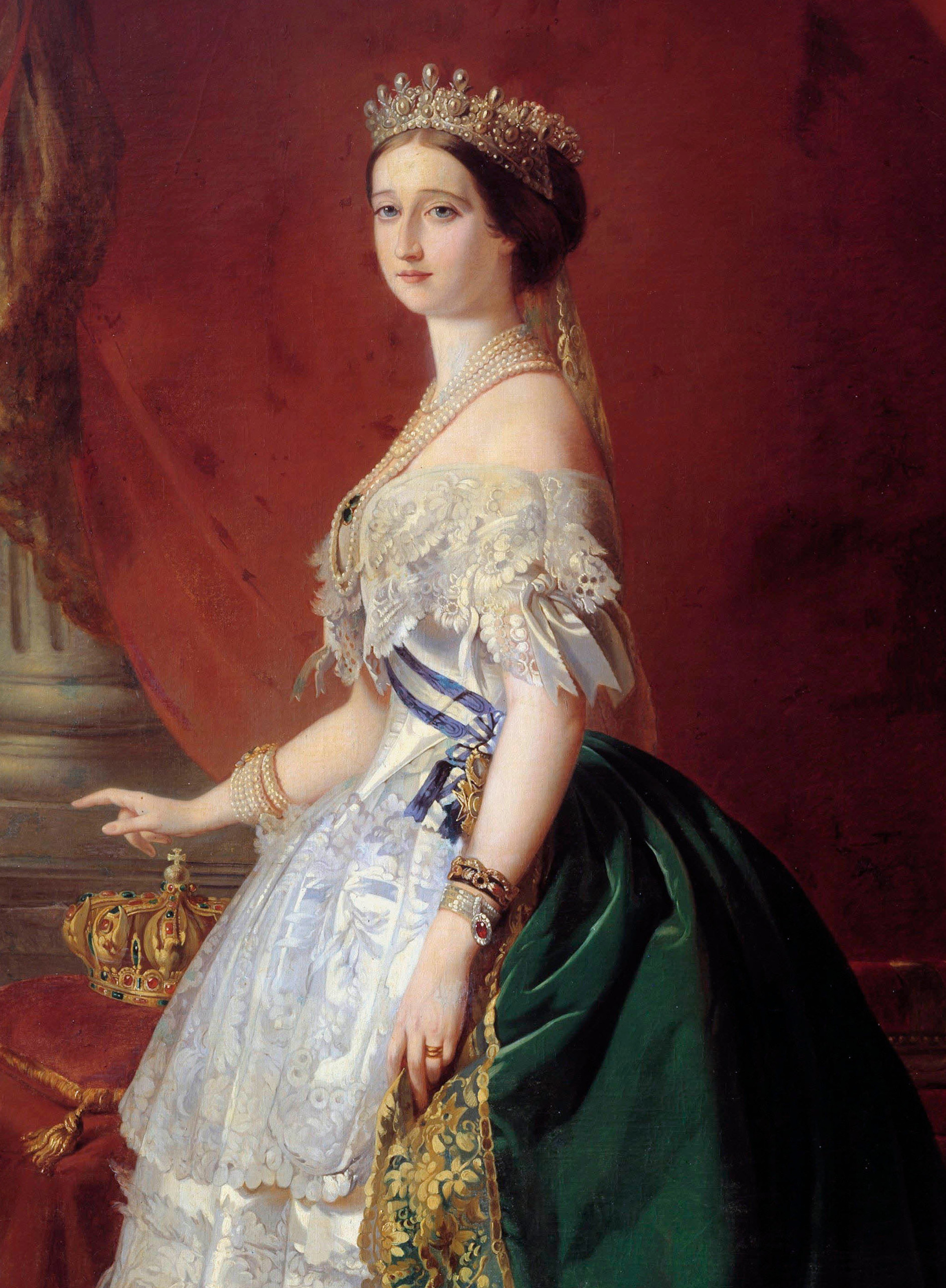 The Empress Eugénie in 18th-century costume 