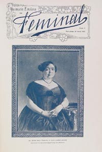 Le numéro 1, avec l'écrivaine Maria Josepa Massanés.