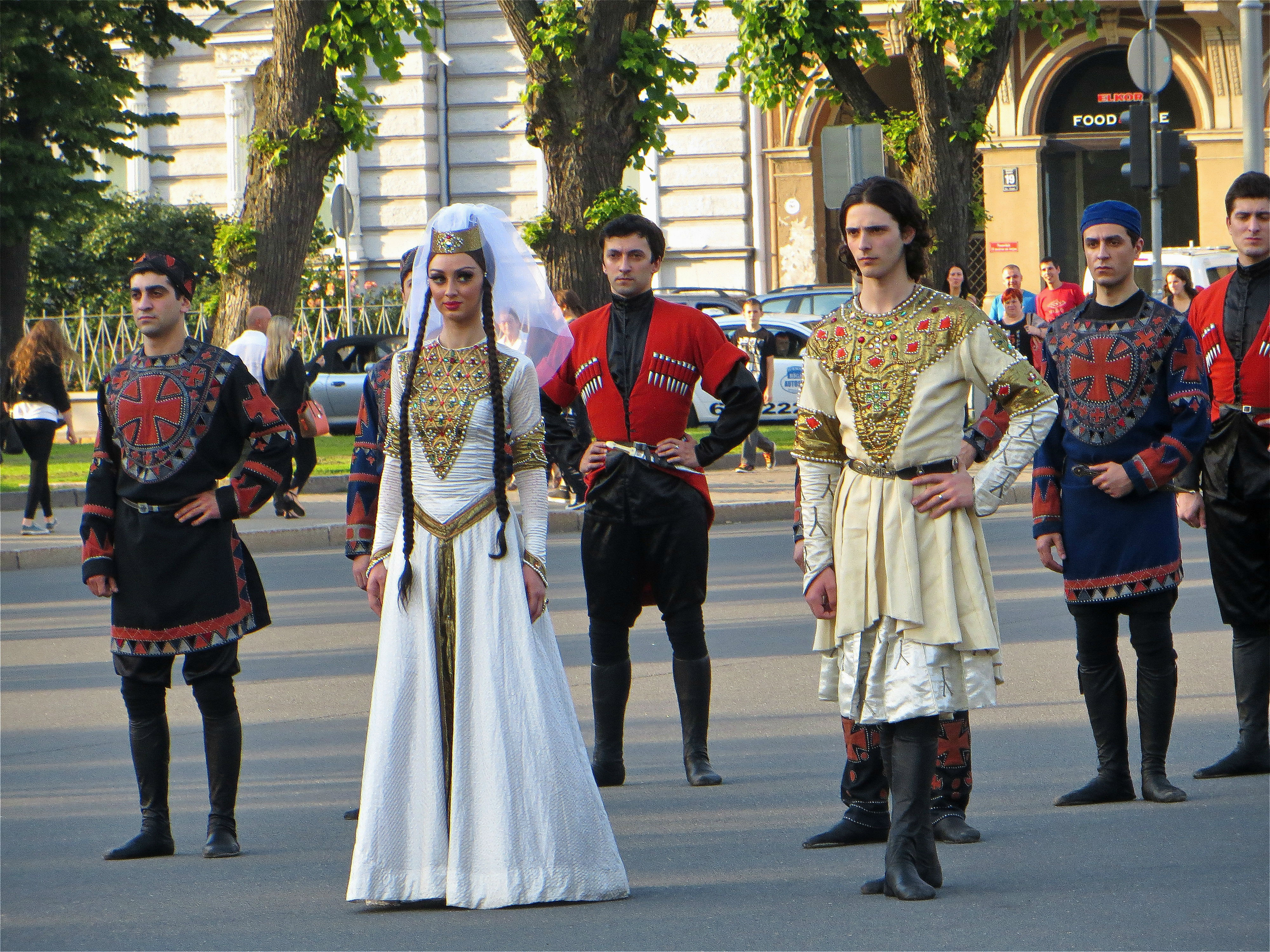 Georgian traditional shop dress