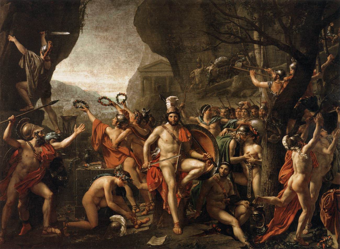 leonidas at thermopylae Jacques Louis David에 대한 이미지 검색결과