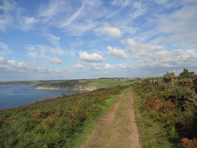 Looking along the SWC towards Boswinger - geograph.org.uk - 2124147