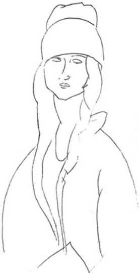 modigliani coloring pages