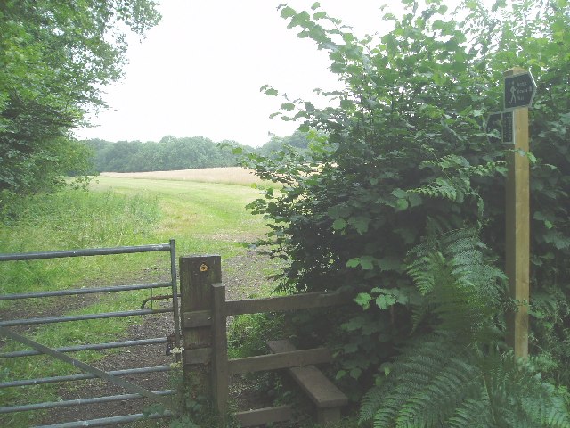 File:North Downs Way meets Birchin Cross Road - geograph.org.uk - 25203.jpg