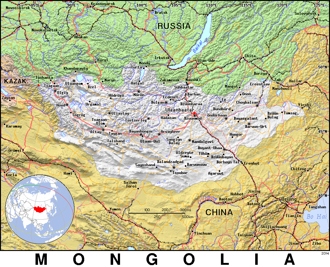 Картинка монголия на карте