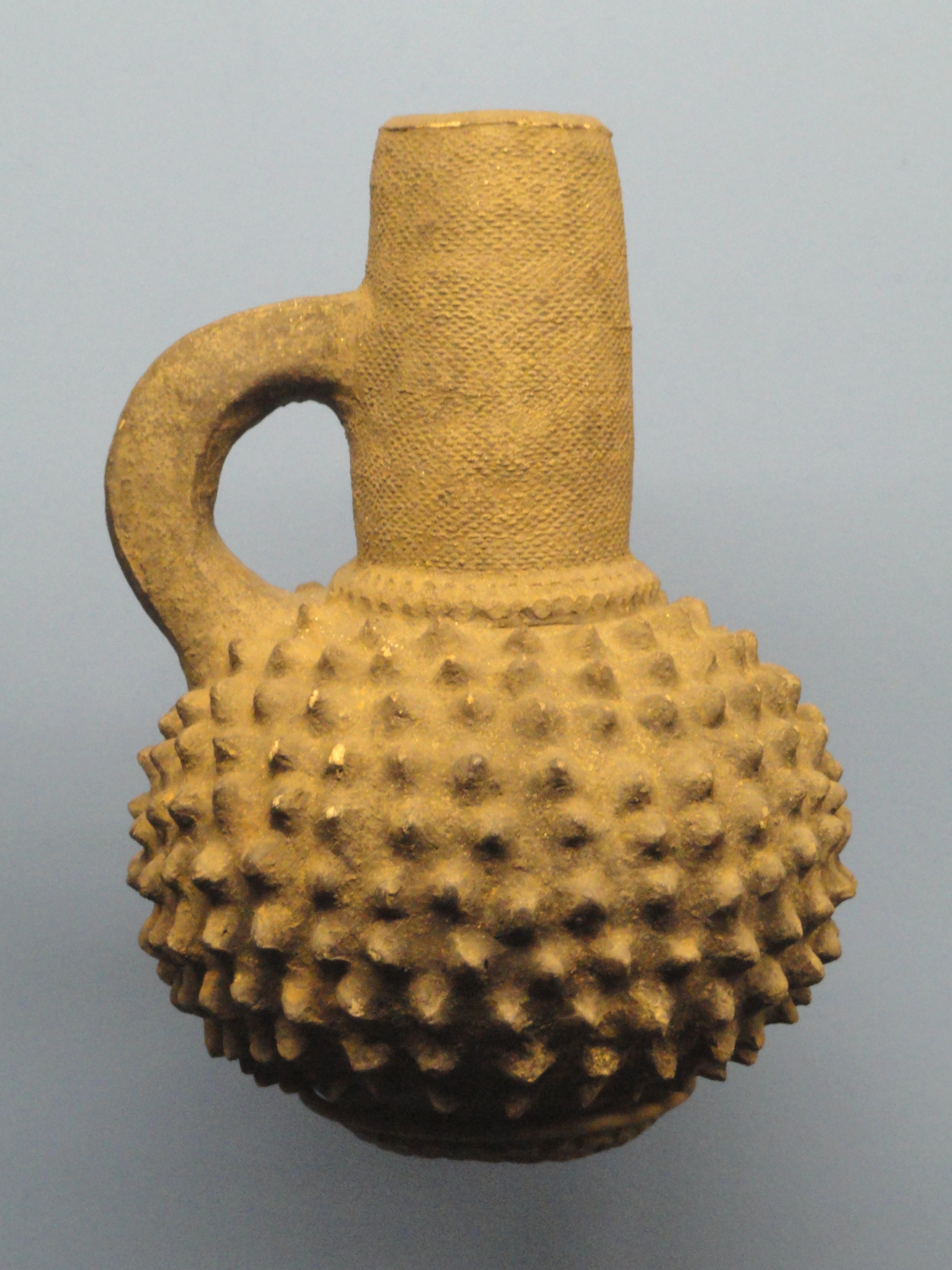 Handmade ceramic pot with lid pot for baking ethnic pottery ceramic art