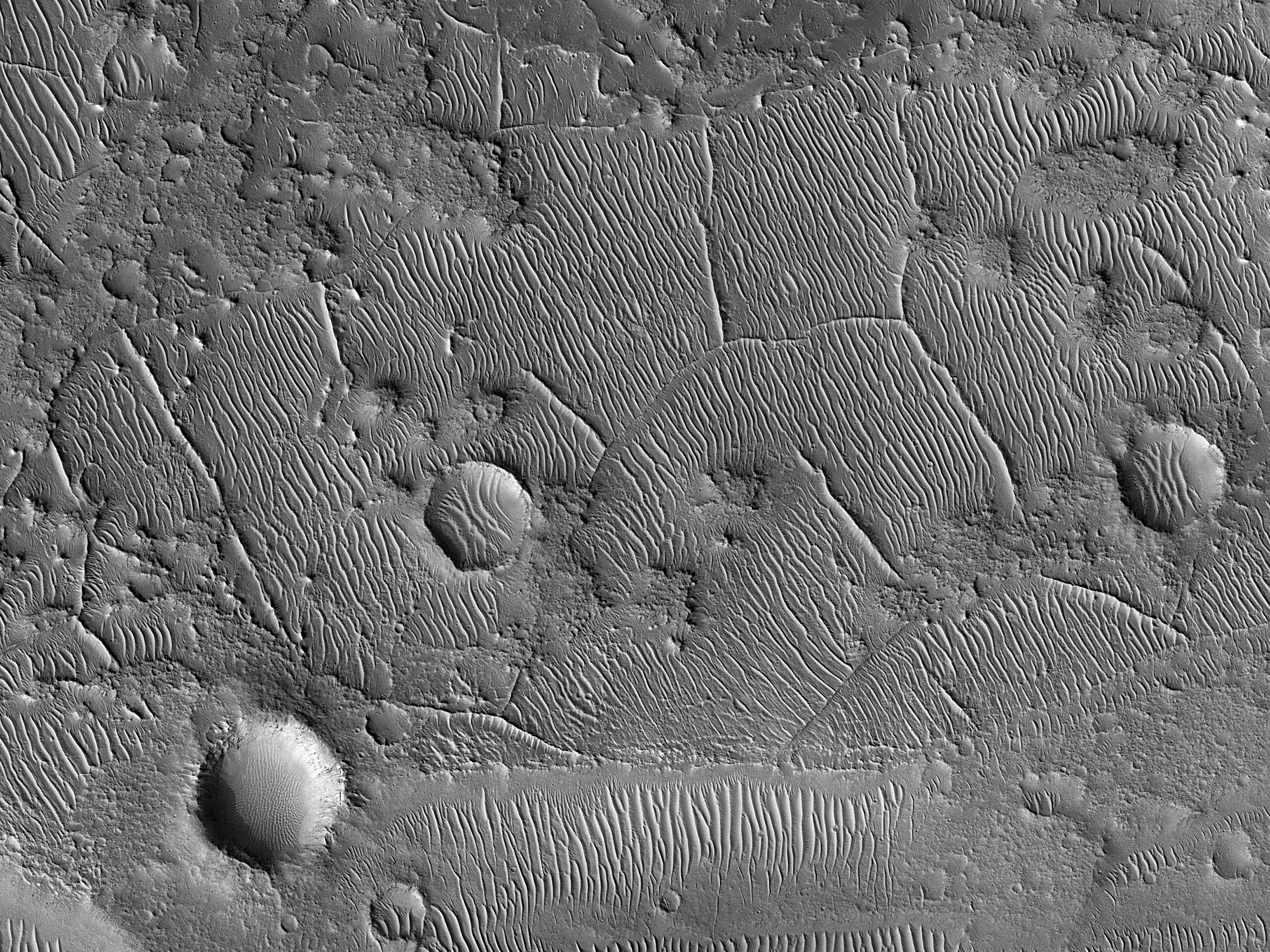 Ridges, this picture was named HiRISE picture of the day on March 29, 2024