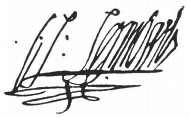 Signature of Oliver Lambert Signature of Oliver Lambart, 1st Baron Lambart.png