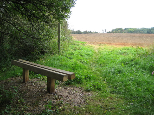 Water End, Footpath to Welham Green - geograph.org.uk - 990460