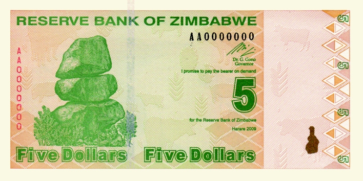 File:Zimbabwe fourth dollar - $5 Obverse (2009).jpg