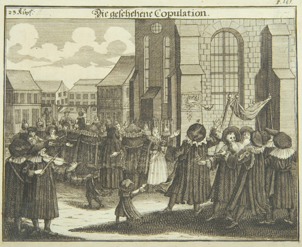 File:After the wedding ceremony, 1724, from Juedisches Ceremoniel.jpg