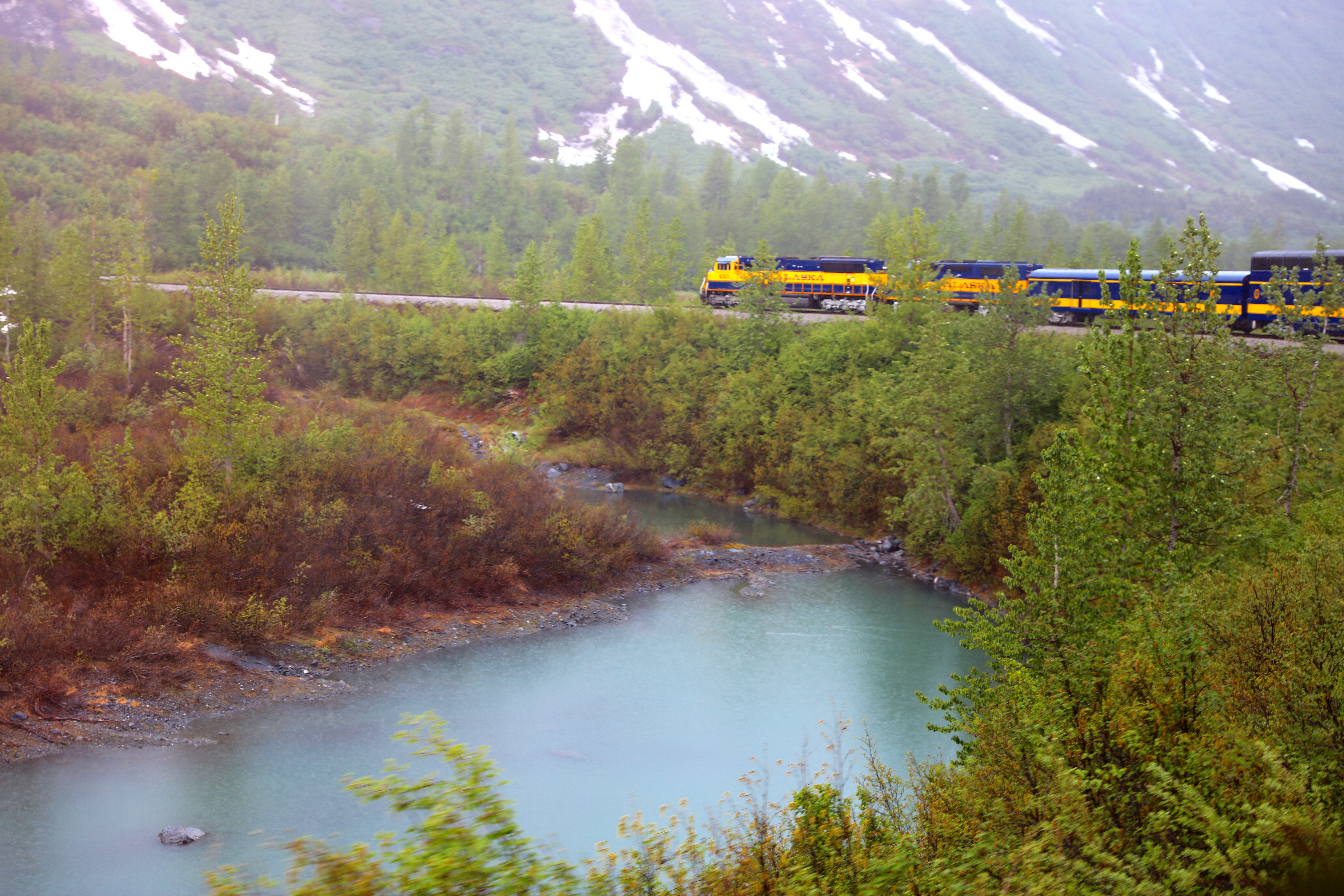 Аляска 10. Alaska Railroad.