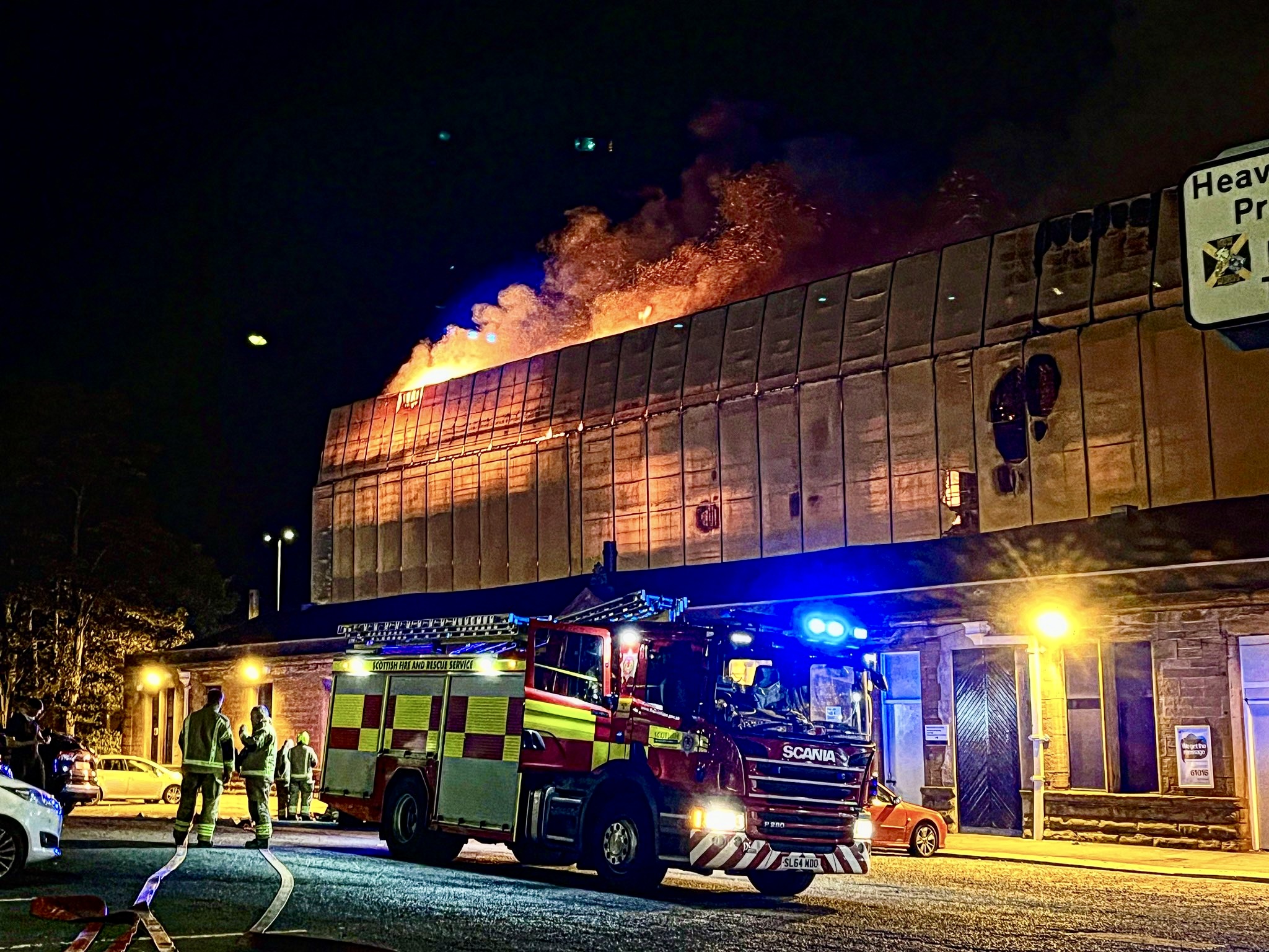 Ayr Station Hotel fire