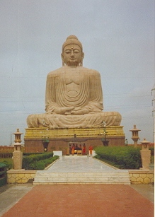 Buddha statue in Bodh Gaya