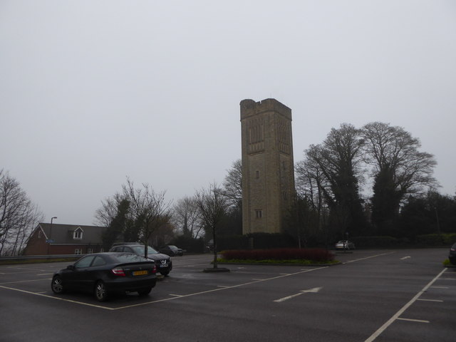 File:Car park by the water tower - geograph.org.uk - 5278588.jpg