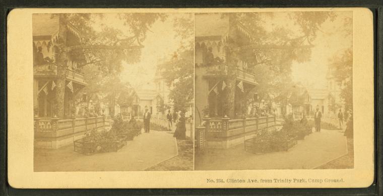 File:Clinton Ave. from Trinity Park, camp ground, by C. H. Shute & Son.jpg