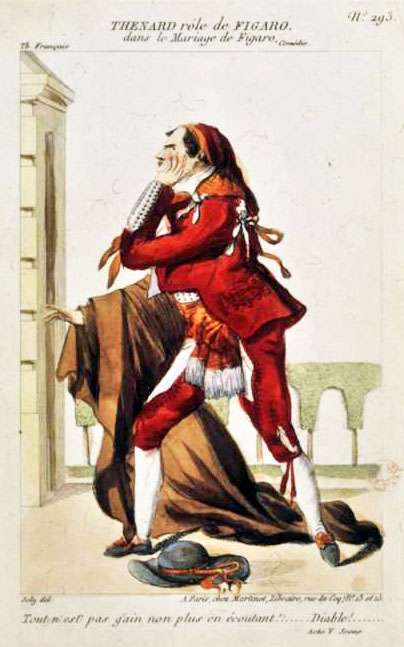 Costume design for Figaro (1807 production)