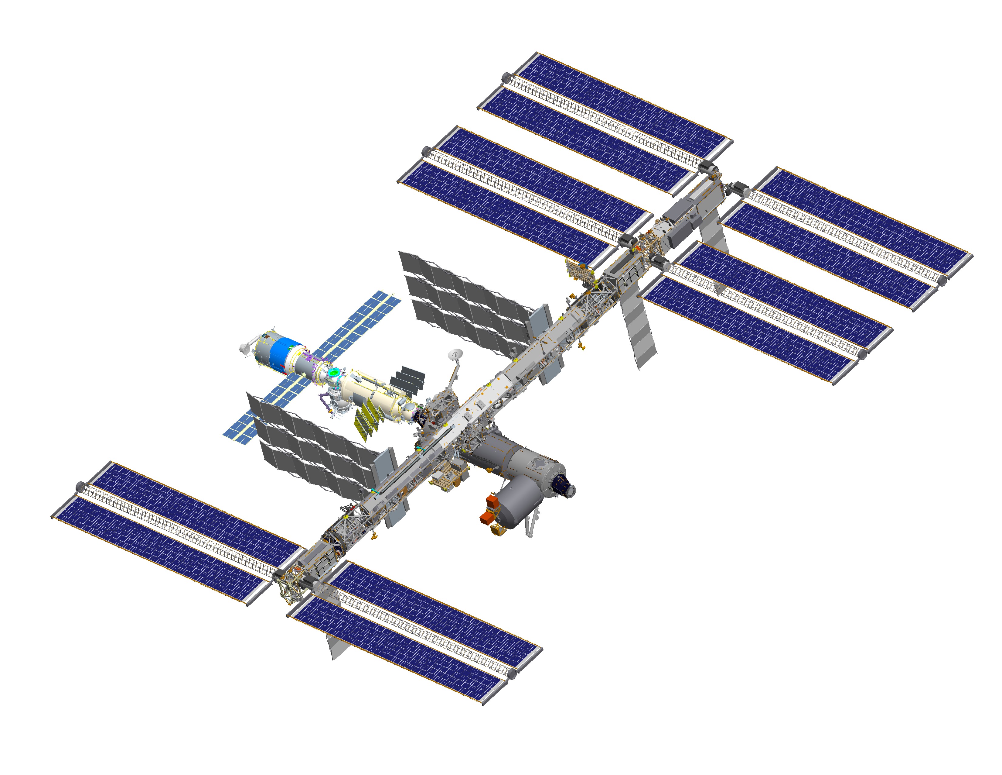 international space station desktop models