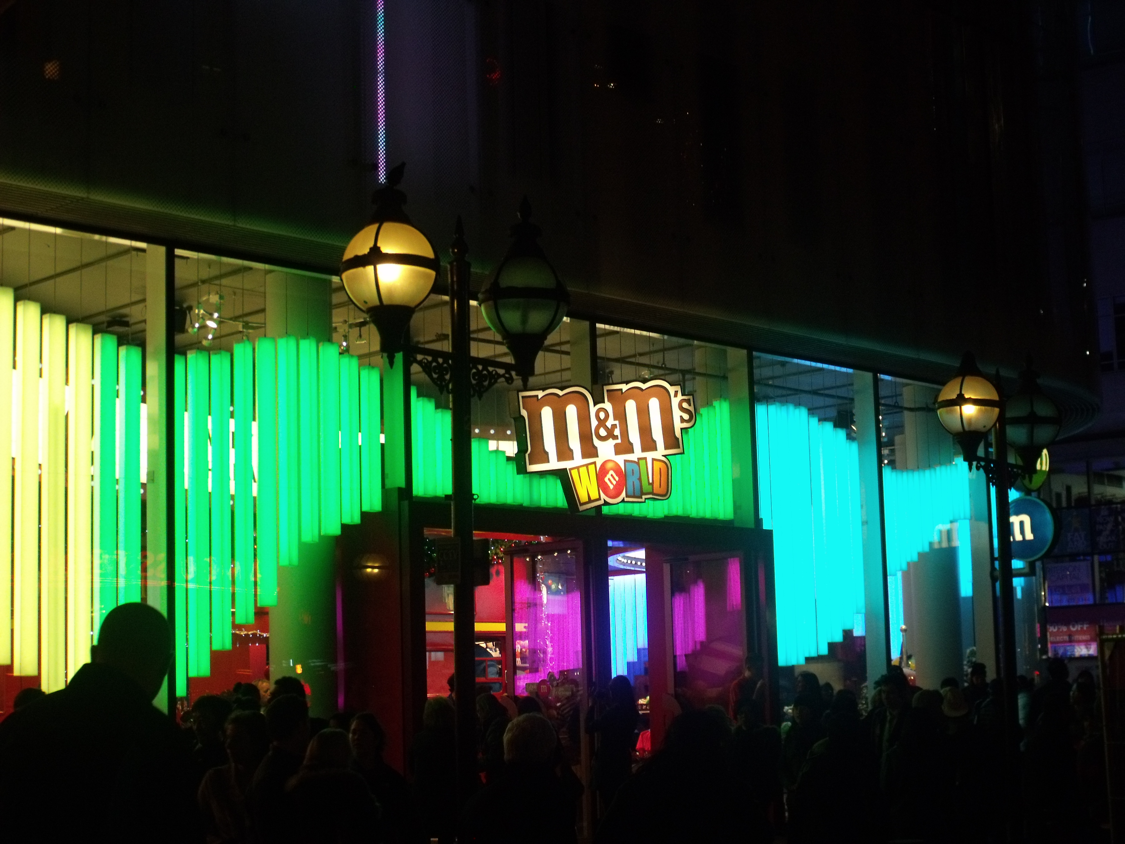 M&M's world London largest candy store in Leicester Square -Sweet