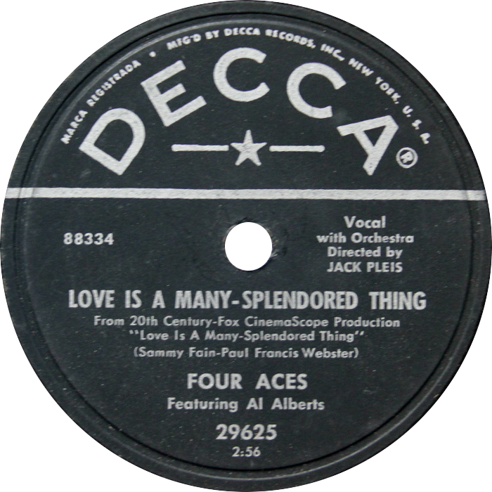 Love Is A Many Splendored Thing Song Wikipedia