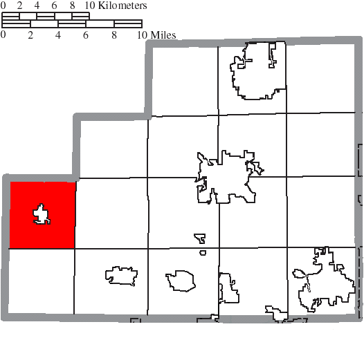 File:Map of Medina County Ohio Highlighting Spencer Township.png