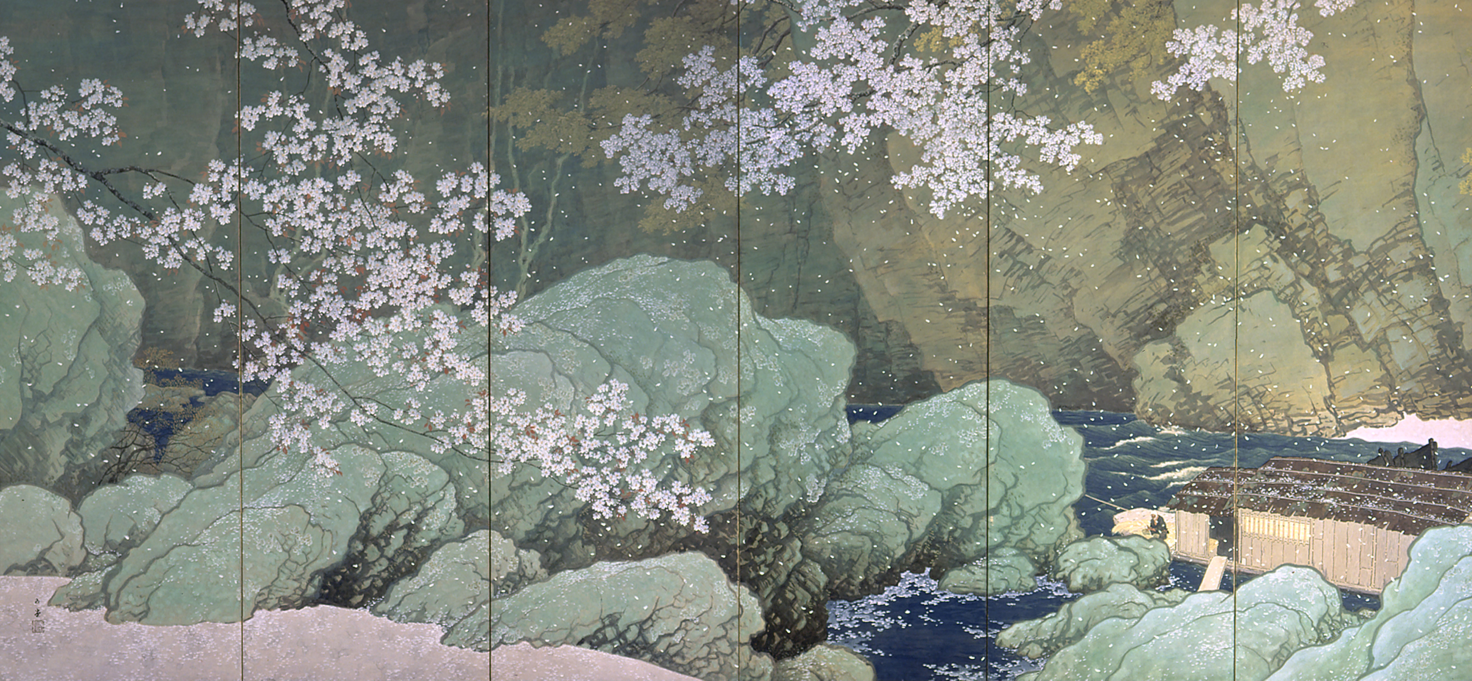 ファイル:Parting Spring by Kawai Gyokudo (National Museum of 